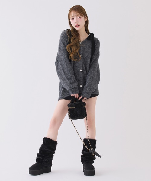 one after another NICE CLAUP ブーツ 「新色ブラック」2wayフェイク