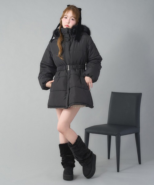 one after another NICE CLAUP ブーツ 「新色ブラック」2wayフェイク