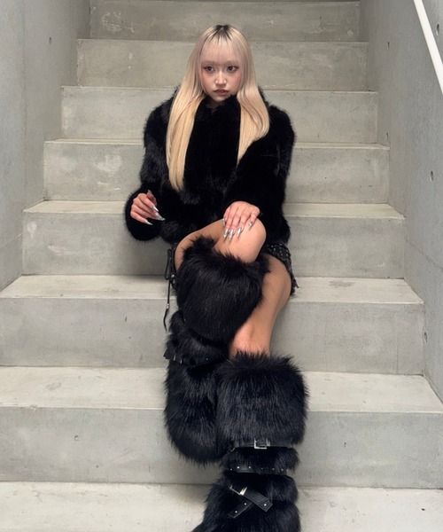 KsG ブルゾン アウター Cross Volume Fur Jacket レディース メンズ 