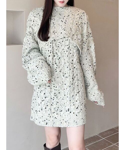 チュニック 「OUNNOUN」3WAYケーブルチュニック