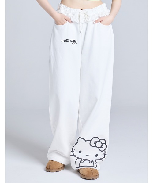 スウェットパンツ ジャージ hello kitty x little sunny bite sweat