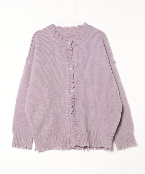 todayful カーディガン TODAYFUL 「TODAYFUL」 ニットカーディガン 36inch パープル