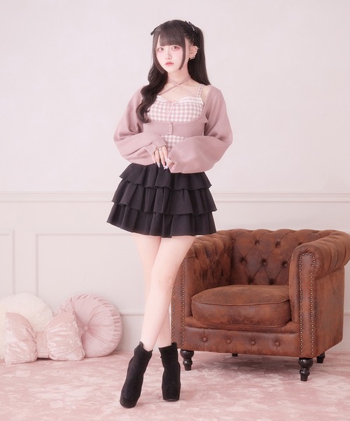 Pal elfy ハシゴレースアンサンブルニット Pal elfy ニット セーター ハシゴレースアンサンブルニット レディース
