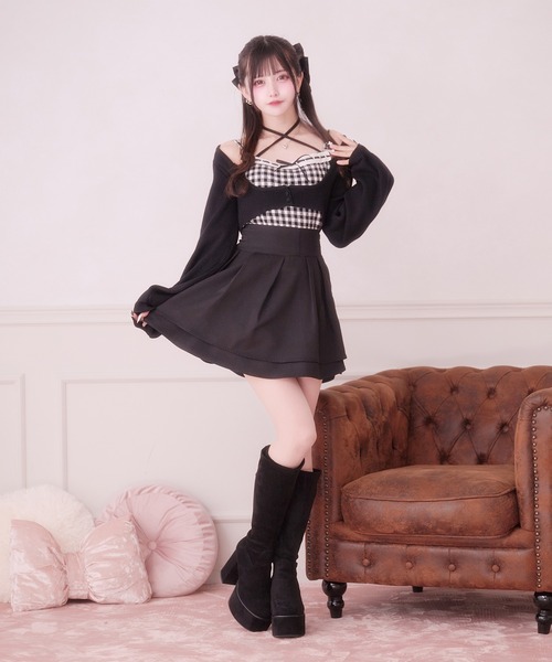 Pal elfy ニット セーター ハシゴレースアンサンブルニット レディース