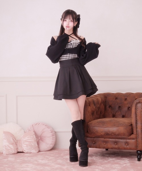 Pal elfy ニット セーター ハシゴレースアンサンブルニット レディース