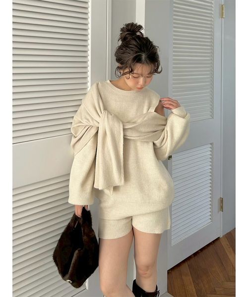 SNIDEL（スナイデル） ニット セーター ディフォメーションニットプル