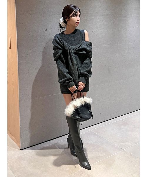 SNIDEL（スナイデル） ニット セーター ディフォメーションニットプル