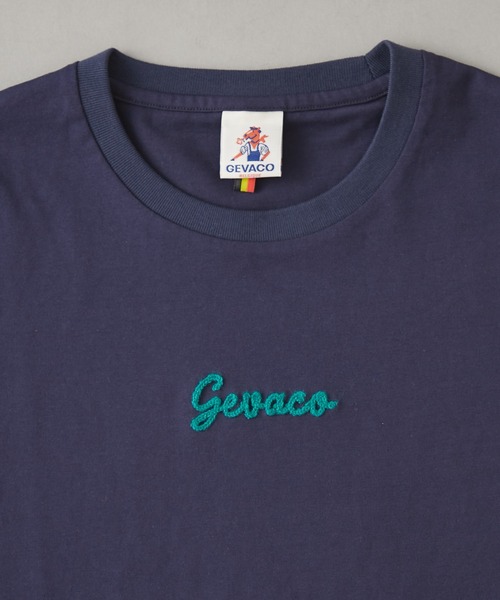 「GEVACO」 半袖Tシャツ LARGE ホワイト レディース_画像2