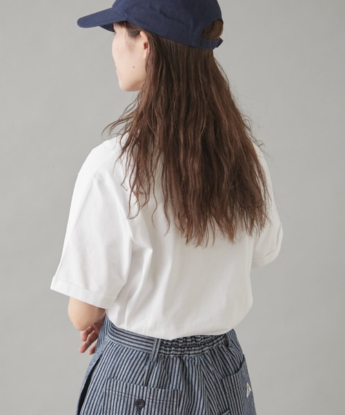 「GEVACO」 半袖Tシャツ LARGE ホワイト レディース_画像9