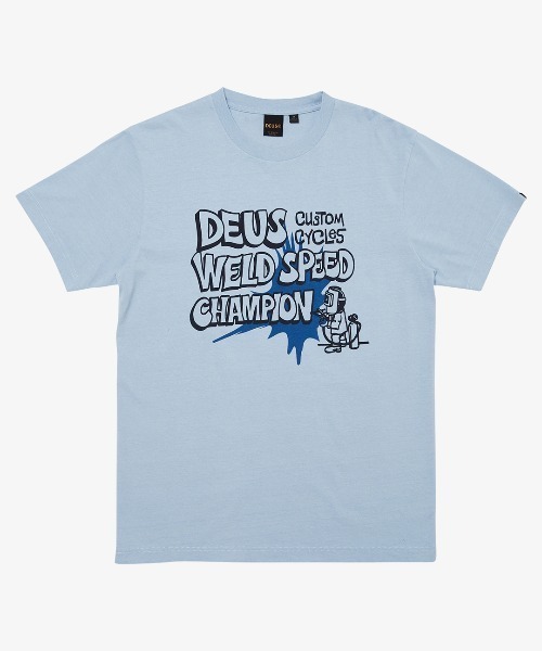 「DEUS EX MACHINA」 半袖Tシャツ MEDIUM ブルー メンズ_画像5