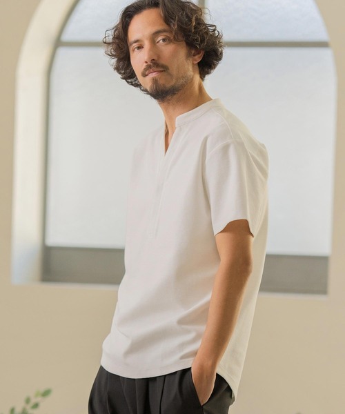 「Magine」 半袖Tシャツ 44 ブラック メンズ_画像3