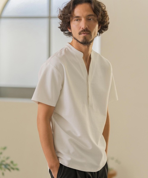 「Magine」 半袖Tシャツ 44 ブラック メンズ_画像4