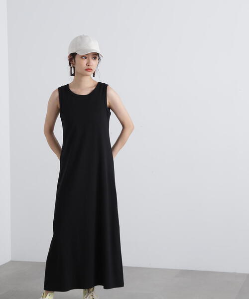 「N.(N. Natural Beauty Basic)」 ノースリーブワンピース MEDIUM ブルー レディース_画像3