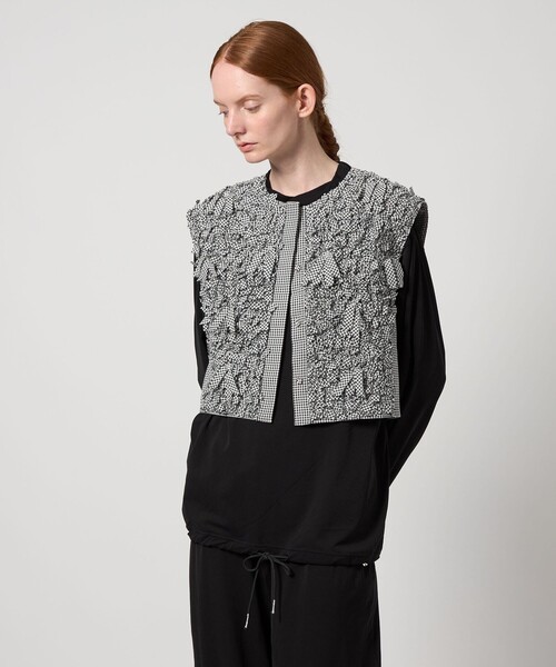 Pheeta（フィータ） ベスト ジレ 「Pheeta」Vivien チェック ベスト