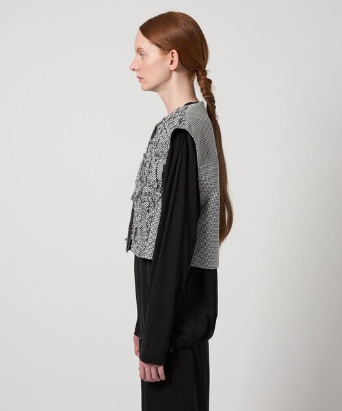 Pheeta（フィータ） ベスト ジレ 「Pheeta」Vivien チェック ベスト