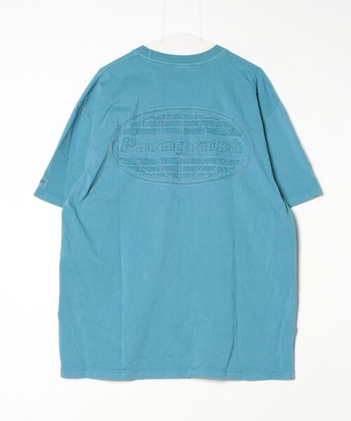 「Paragraph」 半袖Tシャツ FREE エメラルドブルー メンズ_画像2