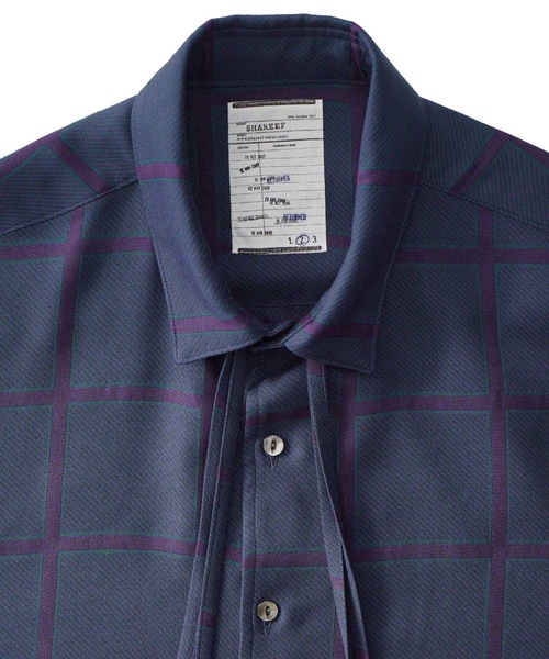 SHAREEF パーカー ＋ 長袖シャツ 2セット SHAREEF（シャリーフ） 長袖シャツ 2 ネイビー メンズ : ZOZOTOWN