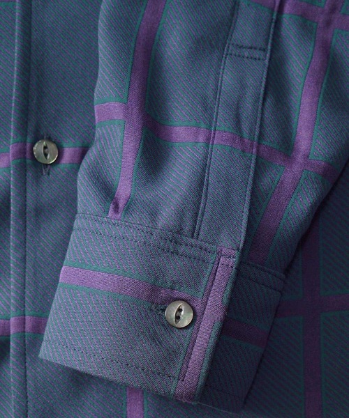 SHAREEF（シャリーフ） 長袖シャツ 2 ネイビー メンズ : ZOZOTOWN