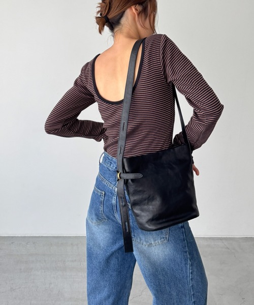 CANAL JEAN（キャナルジーン） ショルダーバッグ ONE SIZE ブラック