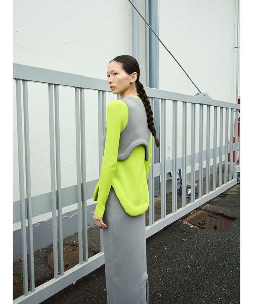 UN3D.（アンスリード） スカート EDGE WAVE KNIT SK / エッジウェーブ