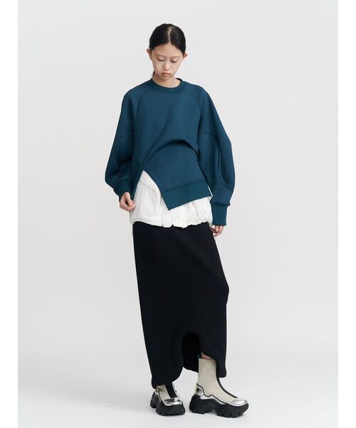 UN3D.（アンスリード） スカート EDGE WAVE KNIT SK / エッジウェーブ