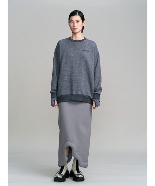UN3D.（アンスリード） スカート EDGE WAVE KNIT SK / エッジウェーブ