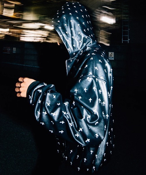 LAST NEST ブルゾン アウター LAST NEST/ラストネスト/Allover Cross