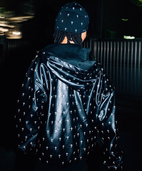 LAST NEST ブルゾン アウター LAST NEST/ラストネスト/Allover Cross