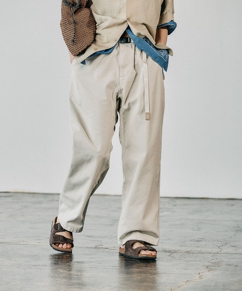 Gramicci ホワイト イージーパンツ GRAMICCI（グラミチ） イージーパンツ LARGE オフホワイト メンズ