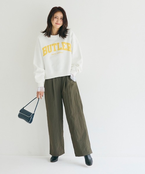 coca（コカ） パンツ 「DAILY WARM」ナイロン微起毛タックパンツ