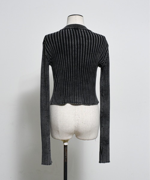 「REFLEM」 長袖ニット FREE ブラック レディース_画像10