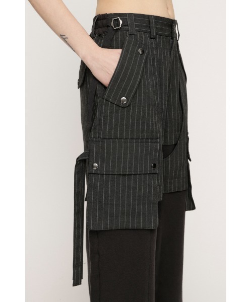 SLY（スライ） カーゴパンツ 「2026SS新作」KNIT DOCKING CARGO PT