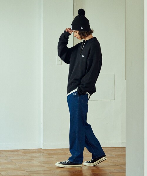 「TOWNCRAFT」 長袖ニット MEDIUM グリーン メンズ_画像3