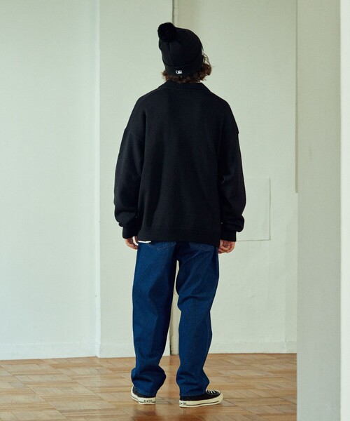 「TOWNCRAFT」 長袖ニット MEDIUM グリーン メンズ_画像4