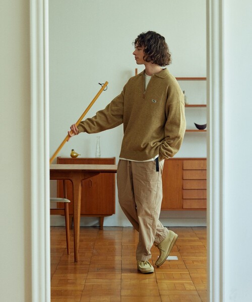 「TOWNCRAFT」 長袖ニット MEDIUM グリーン メンズ_画像9