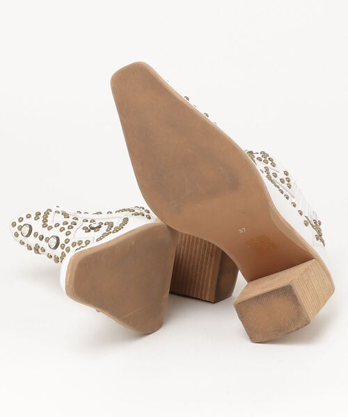「Jeffrey Campbell」 ショートブーツ 37 ホワイト レディース_画像3