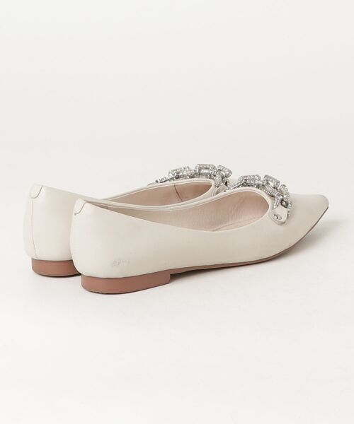 「STACCATO」 フラットパンプス 22cm ベージュ レディース_画像2