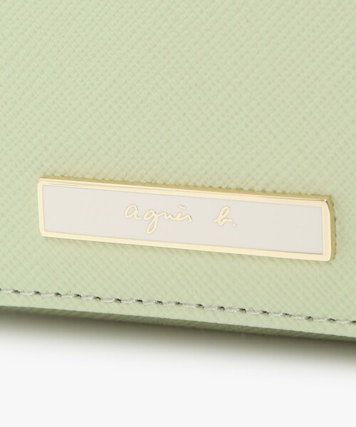 agnes b.（アニエスベー） 財布 レザー 二つ折り ウォレット ”Erika