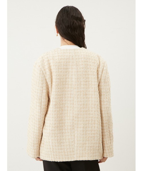 Mila Owen（ミラオーウェン） ツイードジャケット 0 ベージュ