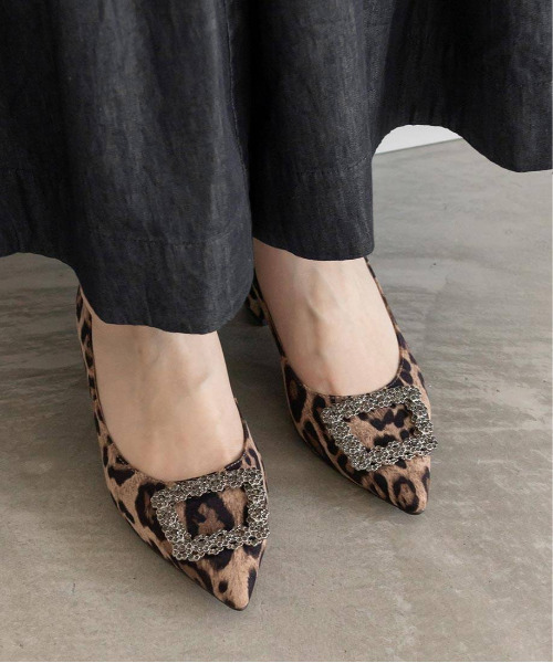 「RANDA」 パンプス 23.5 ブラック レディース_画像3