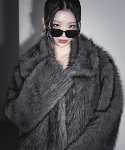 me+em select（ミームセレクト） ジャケット FREE グレー レディース