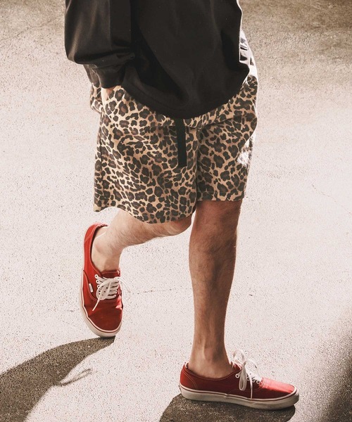 WONDER WALL MOTEL ワイドパンツ パンツ mp14450-REOPARD SHORTS