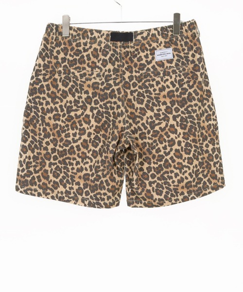 パンツ MAZZ print short WONDER WALL MOTEL ワイドパンツ パンツ mp14450-REOPARD SHORTS