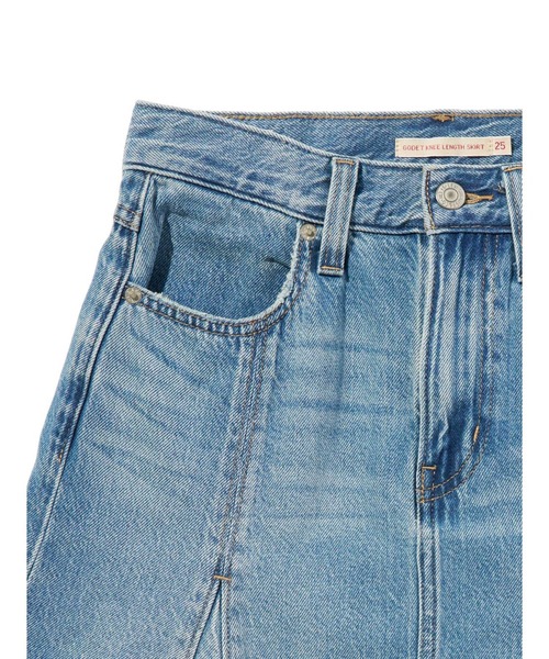 Levi's（リーバイス） デニムスカート テンセル ゴデットフレア