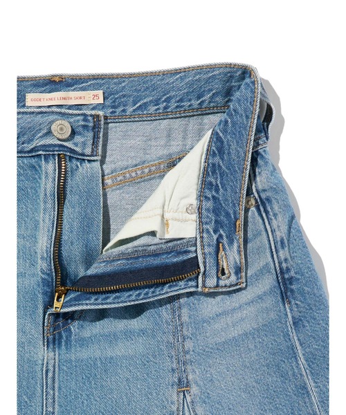 Levi's（リーバイス） デニムスカート テンセル ゴデットフレア