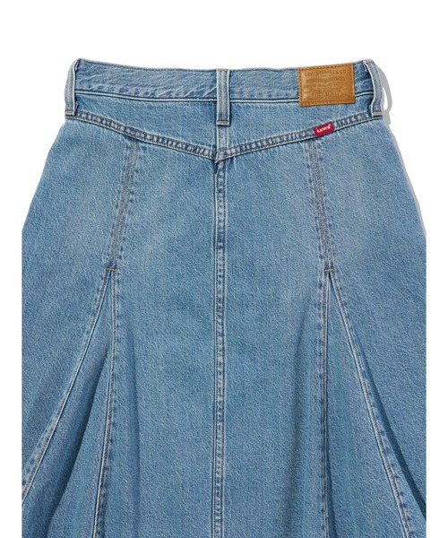 Levi's（リーバイス） デニムスカート テンセル ゴデットフレア