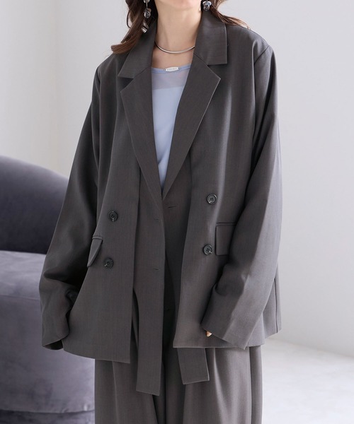 Elishe ジャケット テーラードジャケット デザインテーラード