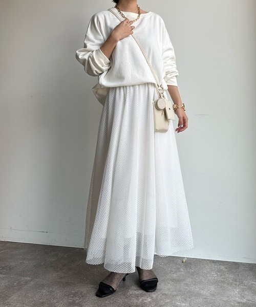 「DouDou」 スウェットカットソー FREE ネイビー レディース_画像5