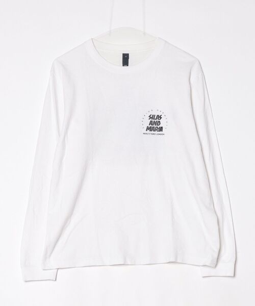 SILAS（サイラス） 長袖Tシャツ SMALL ホワイト メンズ : ZOZOTOWN