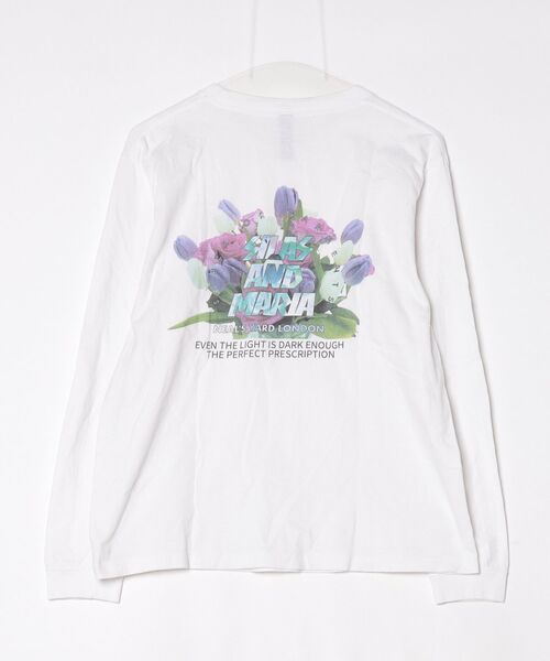 「SILAS」 長袖Tシャツ SMALL ホワイト メンズ_画像2